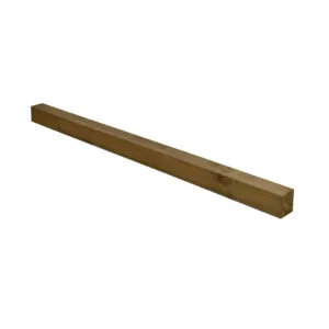 6ft Fence Post (1800 x 75 x 75mm) - Pressure Treated Brown Timber