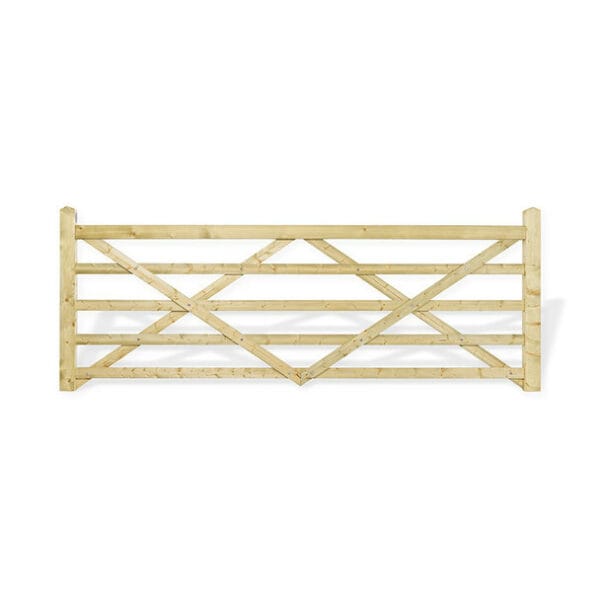 12ft Wide 5 Bar Field Gate (3660 x 1090mm)