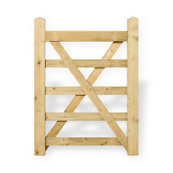 3ft Wide 5 Bar Field Gate (910 x 1090mm)