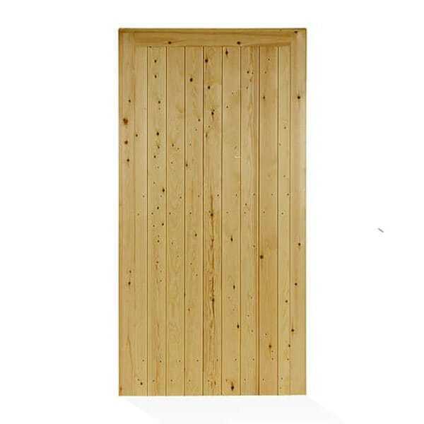 6ft Tongue & Groove Town Gate (1750 x 900mm) - Green Timber