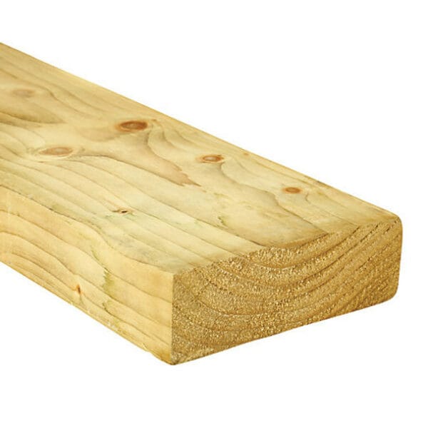 4.8m C24 Eased Edge Decking Joist (125 x 47 x 3600mm) - Pressure Treated