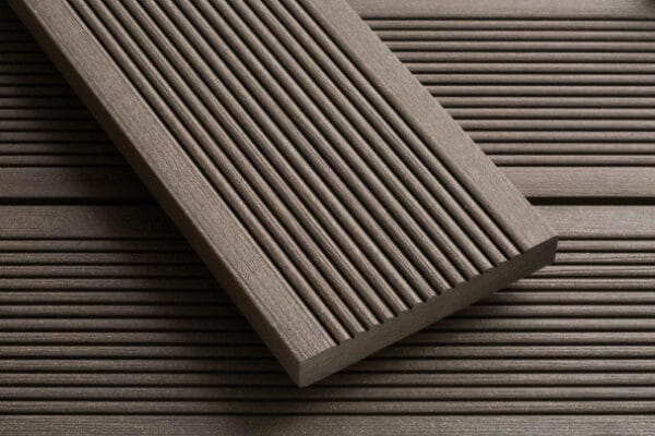 3.6m Composite Decking Board (3600 x 20 x 138mm) - Chocolate Brown