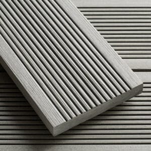 3.6m Composite Decking Board (3600 x 20 x 138mm) - Grey